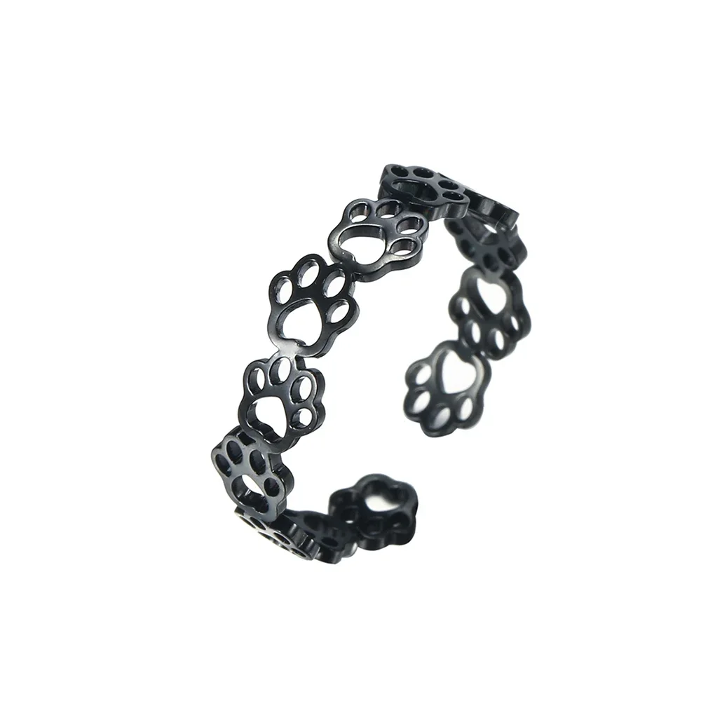 Anillo Ajustable de Huella de Pata - Image 7