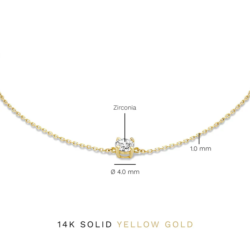 Pulsera con Piedra Cléa | Oro Blanco - Image 6