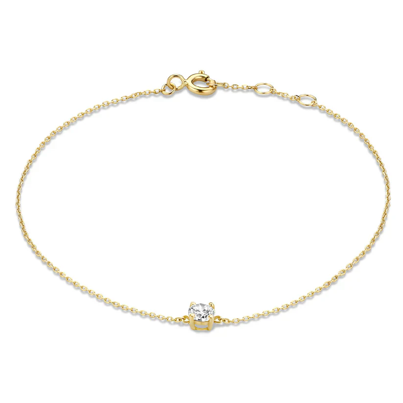 Pulsera con Piedra Cléa | Oro Blanco - Image 7