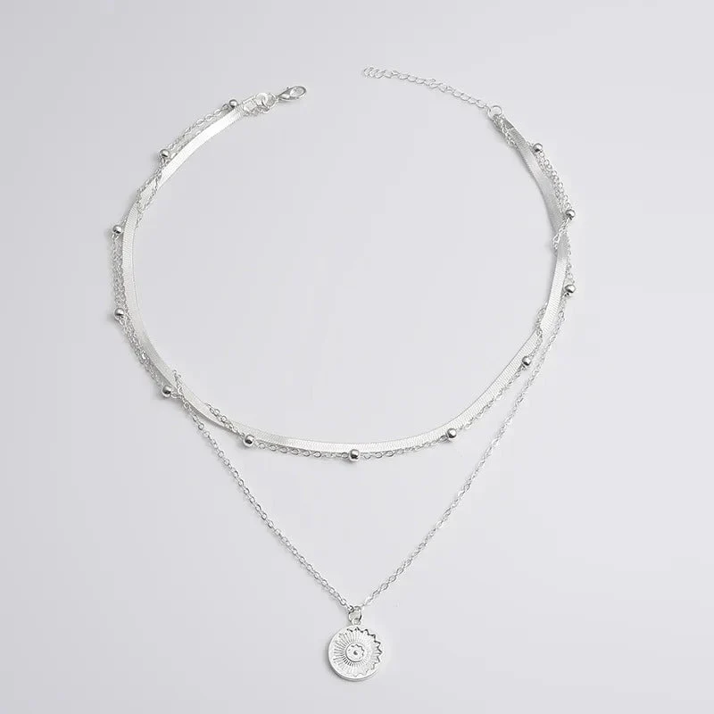 Collar triple de plata 925 - Image 5
