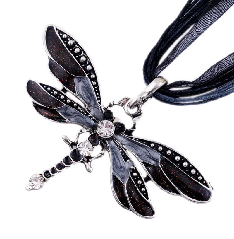 Collar de Libélula de Cristal - Image 2