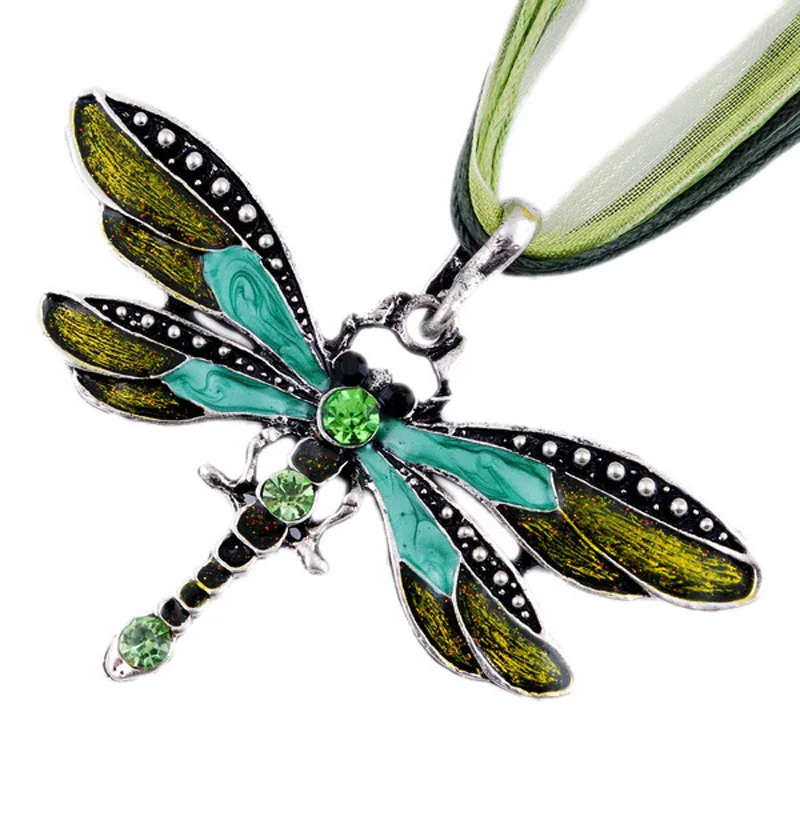 Collar de Libélula de Cristal - Image 9