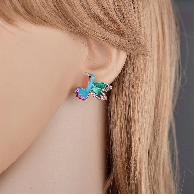 Pendientes de Cristal Colibrí - Image 2
