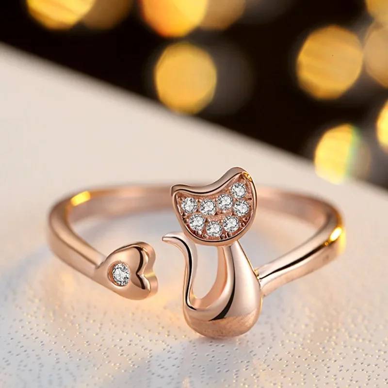 Anillo Abierto de Gato Lindo - Image 2