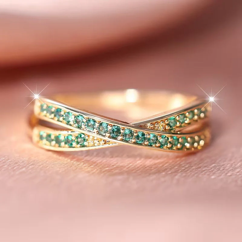Anillo Emerald Flow | Oro - Image 2