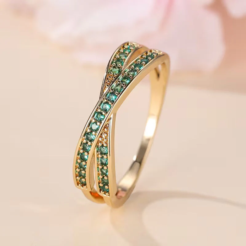 Anillo Emerald Flow | Oro - Image 4