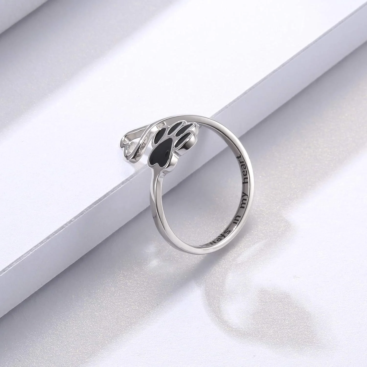Anillo de Pata y Corazón Hecho a Mano - Image 10