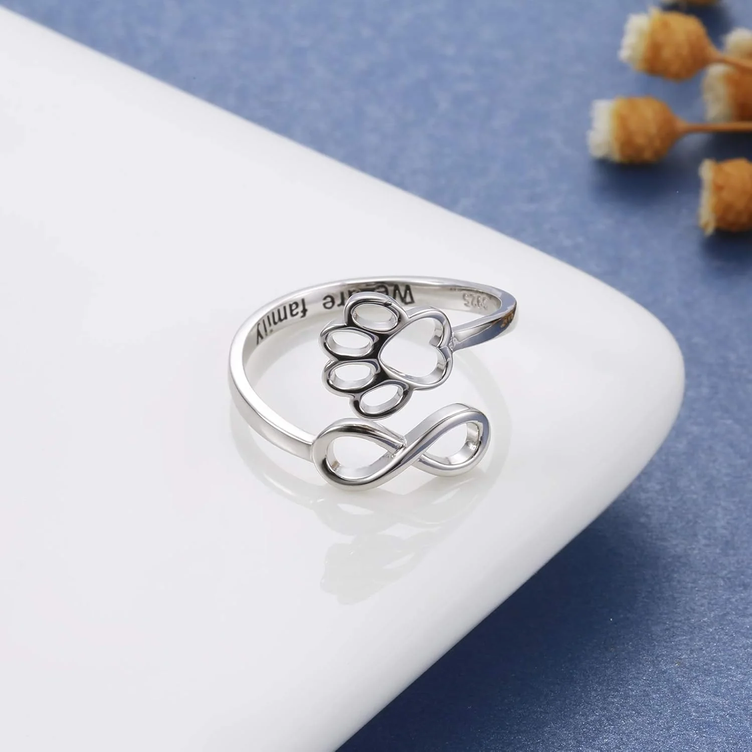 Anillo de Pata y Corazón Hecho a Mano - Image 4