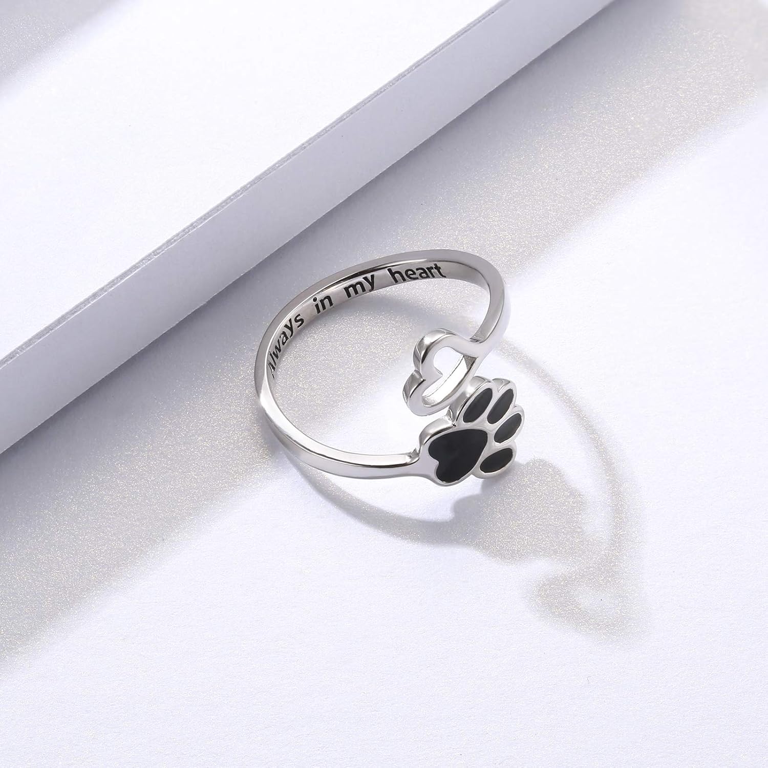 Anillo de Pata y Corazón Hecho a Mano - Image 9