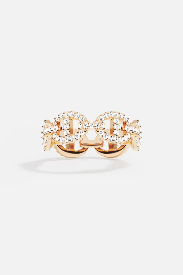 Anillo Isla Marina | Oro Blanco - Image 6
