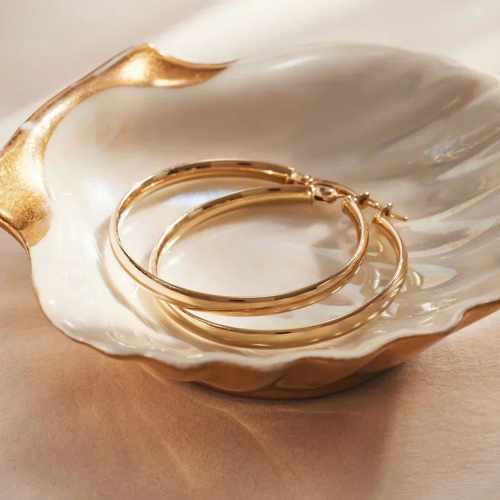 Aretes Noa Serane | Oro Blanco - Image 3