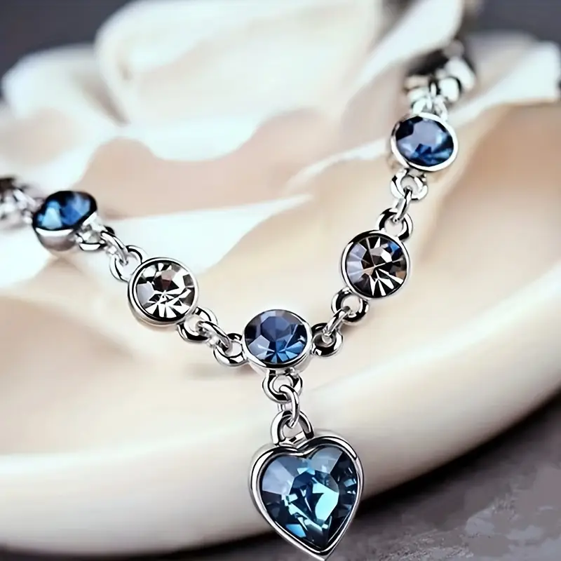 Pulsera Ocean Heart Glow | Oro Blanco - Image 3