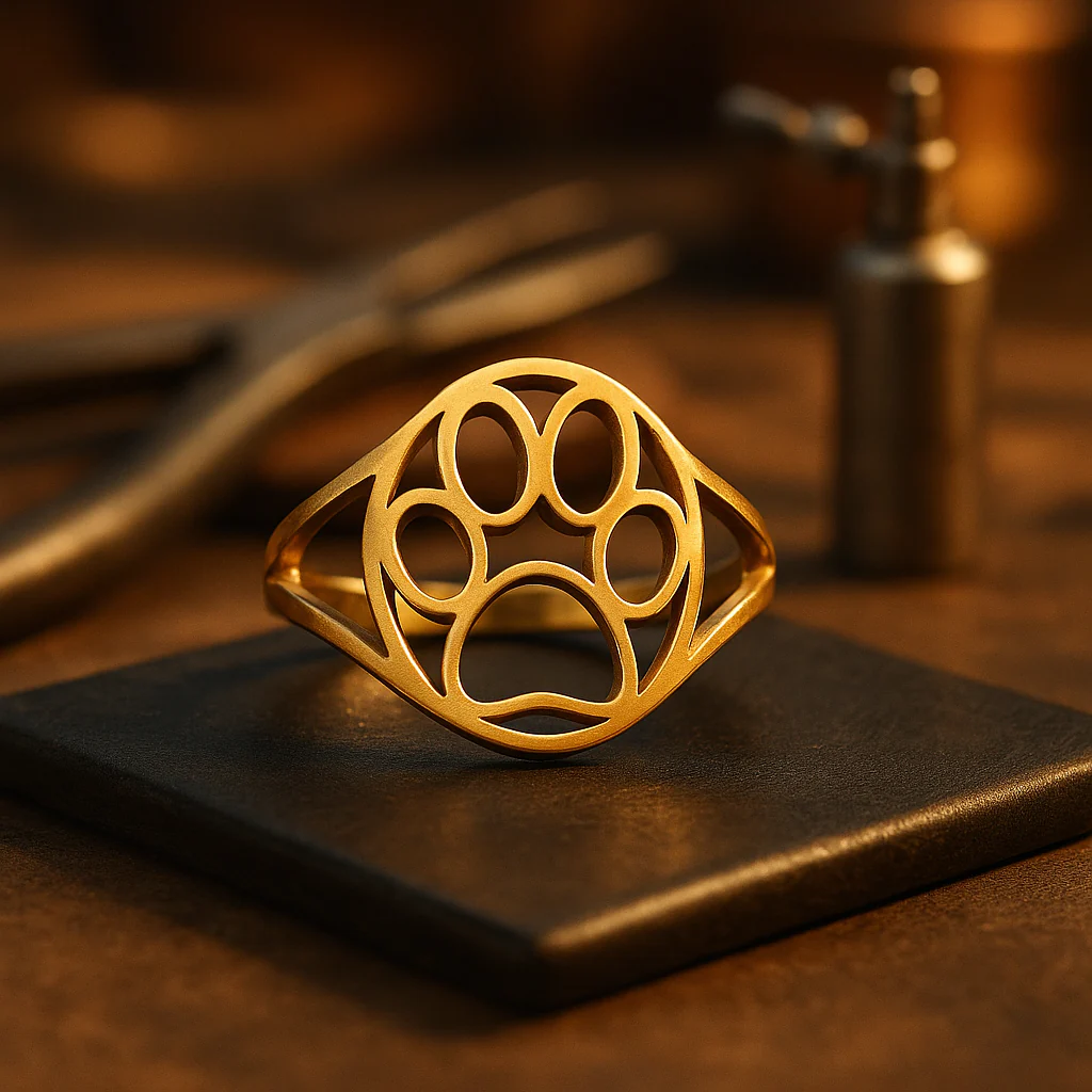 Anillo de Pata Abierta en Acero Inoxidable - Image 3