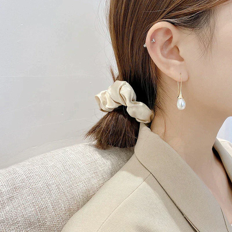 Pendientes de perlas colgantes - Image 3