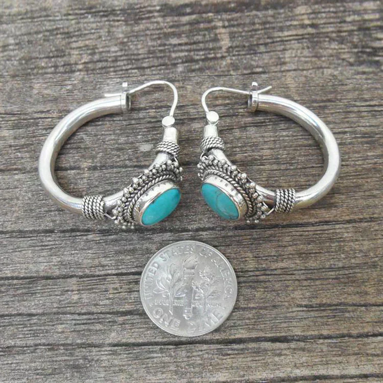 Pendientes Vintage Turquesa - Image 3