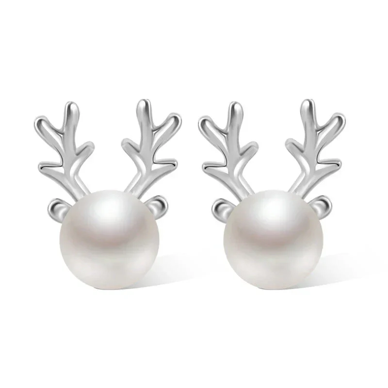 Pendientes de Reno con Perla - Image 4