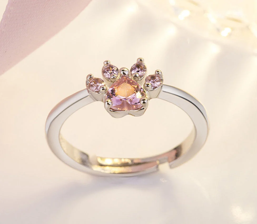 Set de Joyería de Pata en Oro Rosa - Image 4