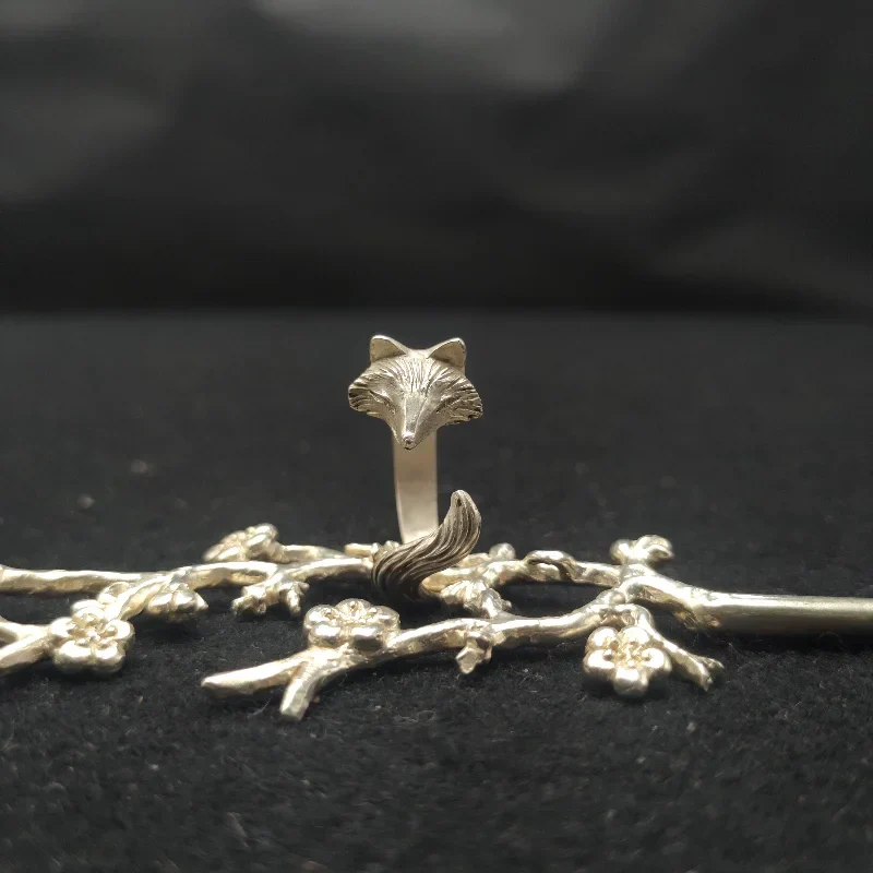 Anillo de Zorra Plateado para Mujeres - Image 3