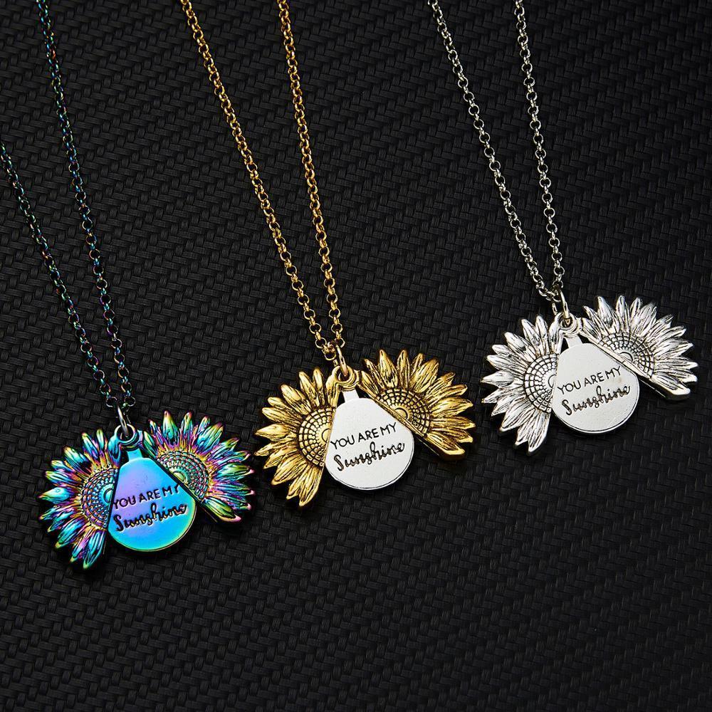 Colgante de Girasol en Plata - Image 3
