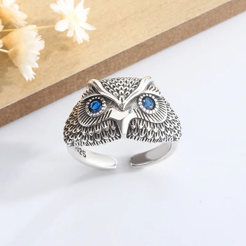 Anillo de Búho en Plata de Ley - Image 4