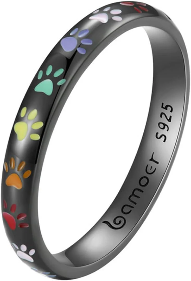 Anillo de Plata de Ley con Diseño de Pata - Image 4