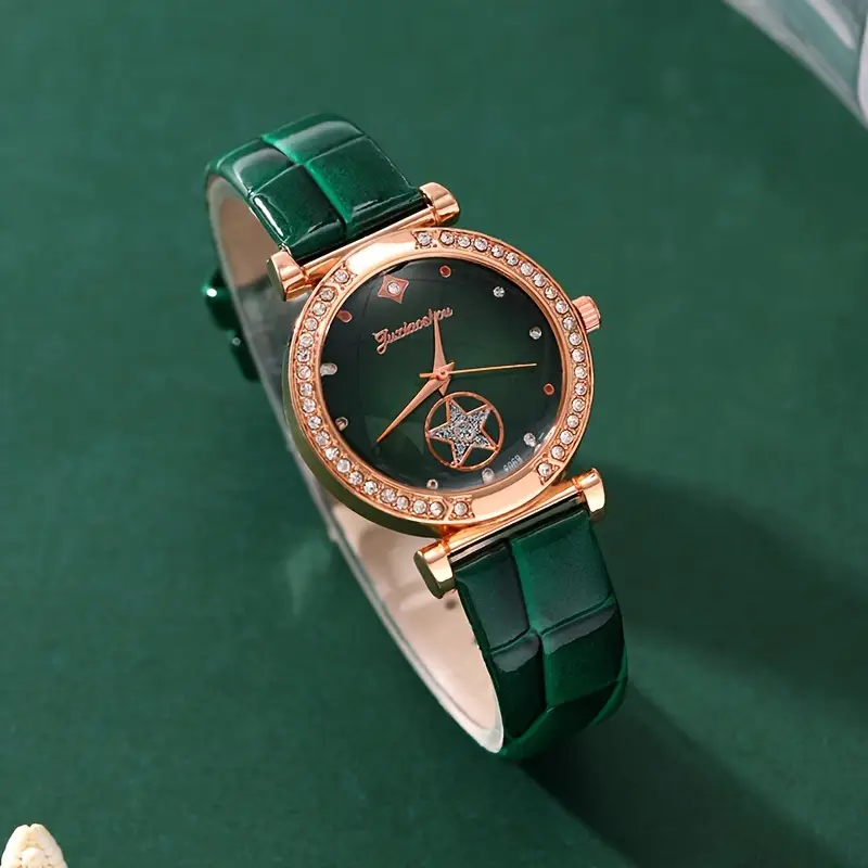 Set de Joyería Verdantra Timecourt | Oro - Image 4