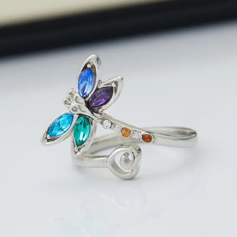Anillo Ajustable Vintage de Libélula - Image 3