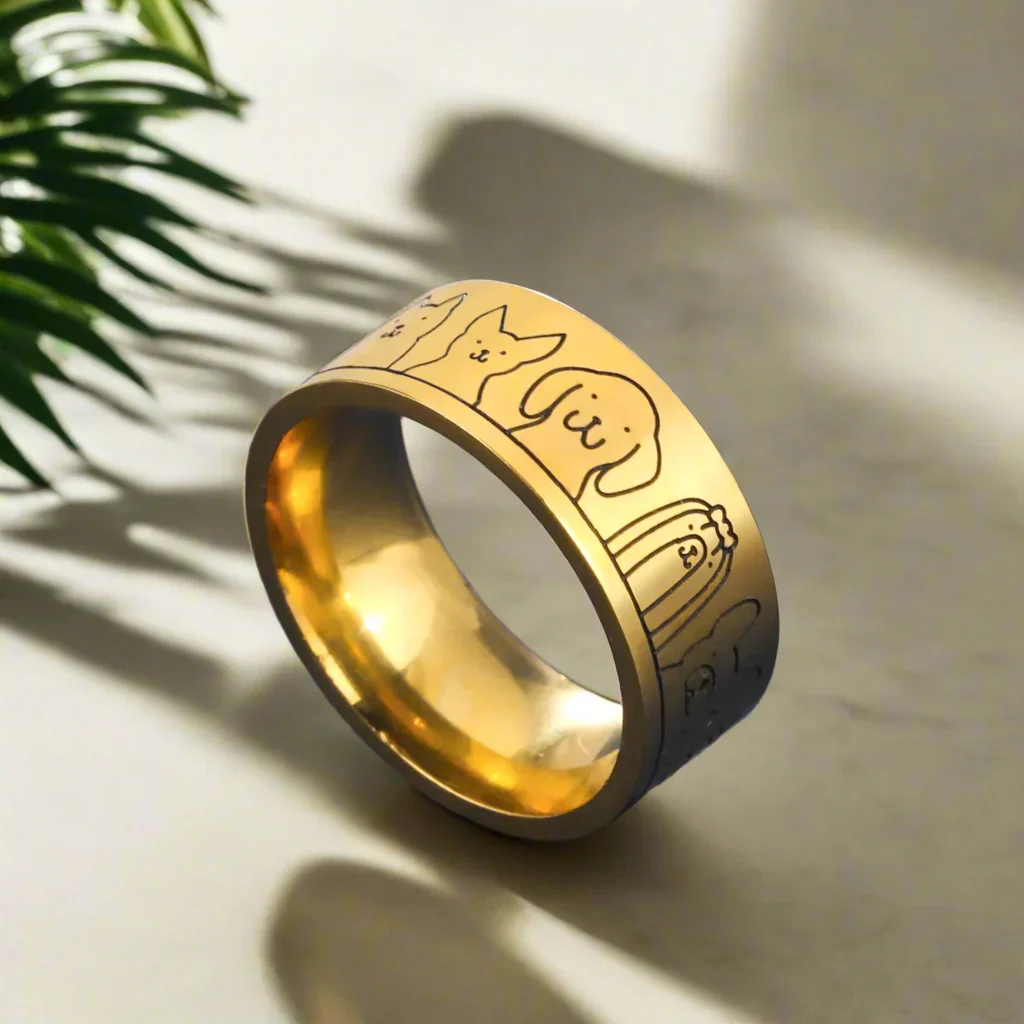 Anillo Ancho de Perro en Acero Inoxidable - Image 4
